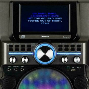 Karaokesystem Auna Pro DisGo Box 360 Karaokesystem Svart - 7