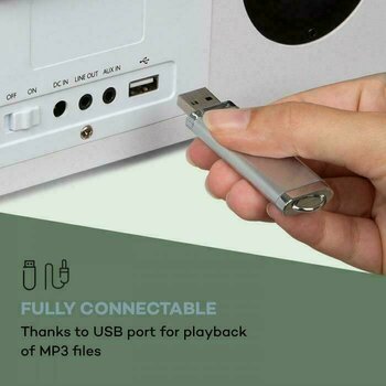 A digitális rádió DAB + Auna Silver Star Stereo White A digitális rádió DAB + - 5