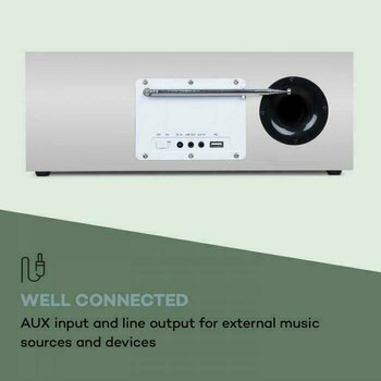 A digitális rádió DAB + Auna Silver Star Stereo White A digitális rádió DAB + - 6
