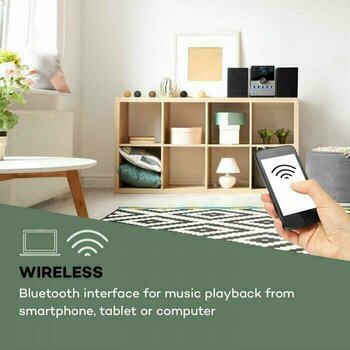 Namų garso sistema Auna MC-30 Silver - 4