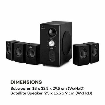 Házimozi rendszer Auna Concept 520 Black Házimozi rendszer - 9