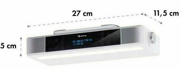 Kuchyňské rádio
 Auna KR-140 DAB + White Kuchyňské rádio - 8