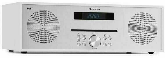 Επιτραπέζια Συσκευή Αναπαραγωγής Μουσικής Auna Silver Star CD-DAB Λευκό - 2