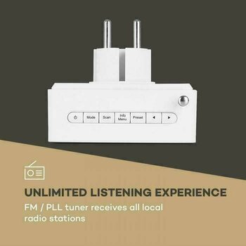 Digitalni radio DAB + Auna DigiPlug FM White Digitalni radio DAB + - 3