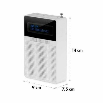 Digitalni radio DAB + Auna DigiPlug FM White Digitalni radio DAB + - 7