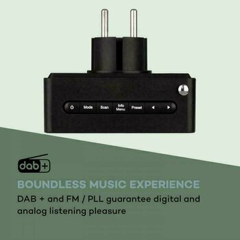 Auna DigiPlug DAB Black Digitálne rádio DAB+ - Muziker