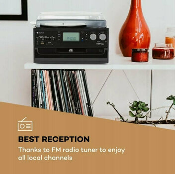 Kit Turntable Auna Oakland Black Kit Turntable - 2