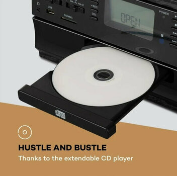 Kit Turntable Auna Oakland Black Kit Turntable - 6