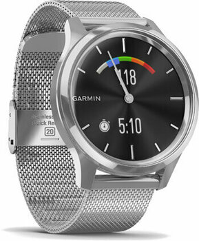 Garmin Vivomove Luxe Silver Smartwatch - Muziker
