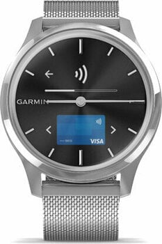 Garmin Vivomove Luxe Silver Smartwatch - Muziker