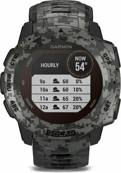 Смарт часовници Garmin Instinct Solar Graphite Camo Смарт часовници - 8