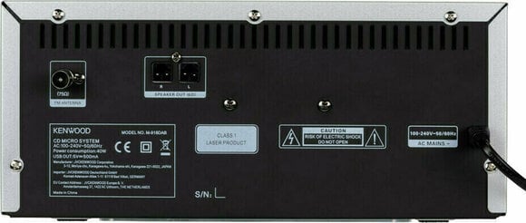 Système audio domestique Kenwood M-918DAB Argent - 7