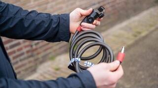 Cykellås BBB PowerLock Black Lås-Stålvajer - 1