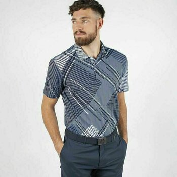 Chemise polo Galvin Green Mitchell Blue Bell/Navy S - 3