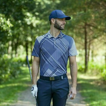 Camiseta polo Galvin Green Mitchell Blue Bell/Navy S - 6
