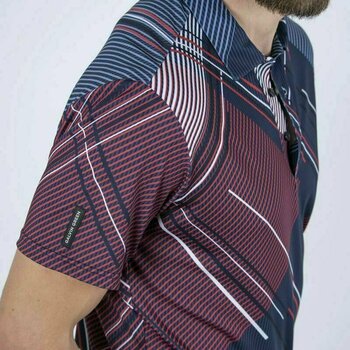 Camiseta polo Galvin Green Mitchell Navy-Red M - 5