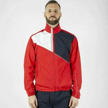 Casaco impermeável Galvin Green Apollo Red/White/Navy/Cool 2XL - 3