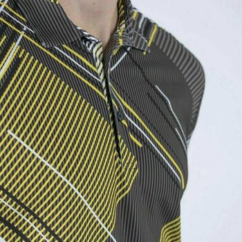 Chemise polo Galvin Green Mitchell Black/Yellow S - 5