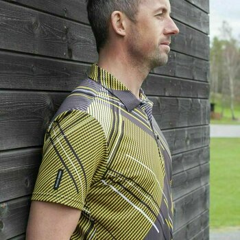 Chemise polo Galvin Green Mitchell Black/Yellow S - 7