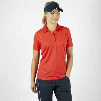 Tricou polo Galvin Green Madelene Red/Lipgloss Red M - 2