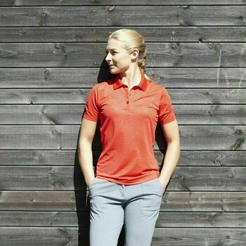 Tricou polo Galvin Green Madelene Red/Lipgloss Red M - 7