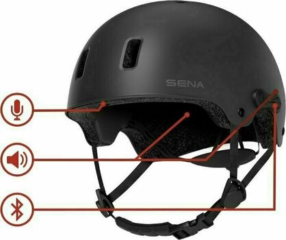 Smart Helm Sena Rumba Black M Smart Helm - 8