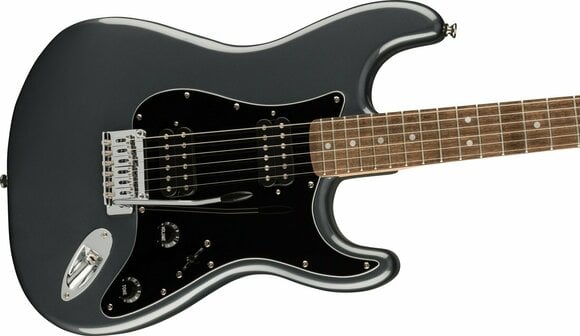 Electric guitar Fender Squier Affinity Series Stratocaster HH LRL BPG Charcoal Frost Metallic - 3