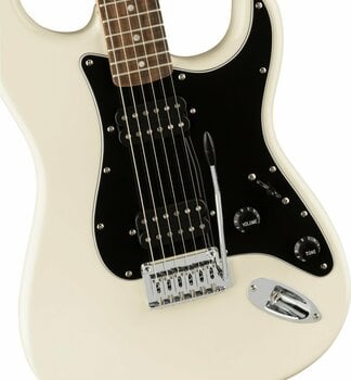 Elektromos gitár Fender Squier Affinity Series Stratocaster HH LRL BPG Olympic White - 4