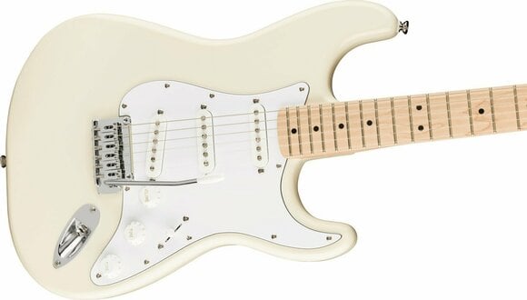 E-Gitarre Fender Squier Affinity Series Stratocaster MN WPG Olympic White - 3