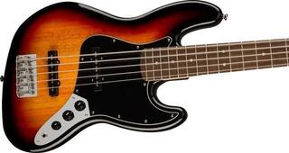 5-saitiger E-Bass, 5-Saiter E-Bass Fender Squier Affinity Series Jazz Bass V LRL BPG 3-Color Sunburst 5-saitiger E-Bass, 5-Saiter E-Bass - 2