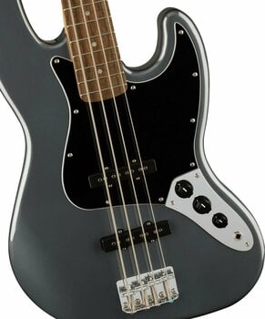 4-string Bassguitar Fender Squier Affinity Series Jazz Bass LRL BPG Charcoal Frost Metallic - 4