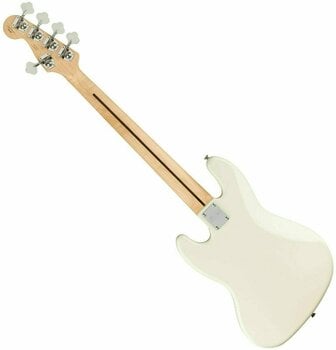 Baixo de 5 cordas Fender Squier Affinity Series Jazz Bass V MN WPG Olympic White - 2