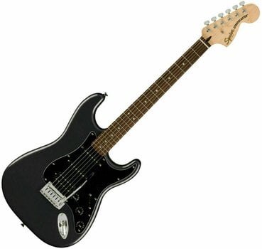 Electric guitar Fender Squier Affinity Series Stratocaster HSS Pack LRL Charcoal Frost Metallic - 4