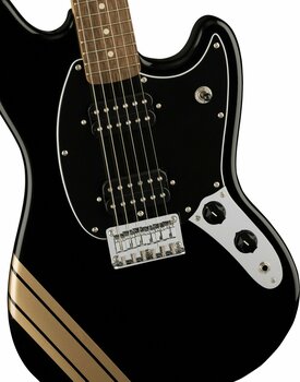 Elektriska gitarrer Fender Squier FSR Bullet Competition Mustang HH LRL BPG Svart - 4