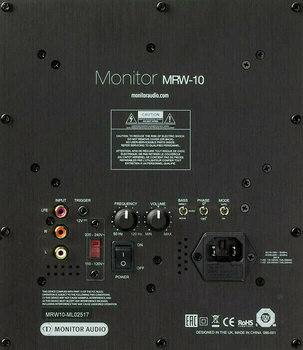 Subwoofer Hi-Fi Monitor Audio Monitor MRW-10 Nogueira - 3