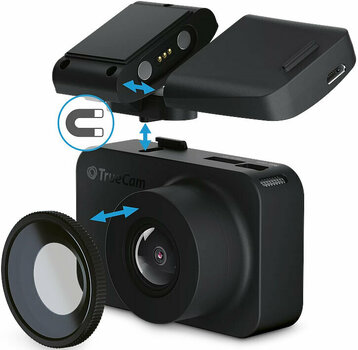 Dash Cam/câmara para automóveis TrueCam M7 GPS Dual Black Dash Cam/câmara para automóveis - 2