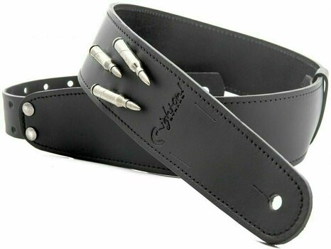 Leather guitar strap RightOnStraps Magic60 Leather guitar strap Bullets Unic - 2