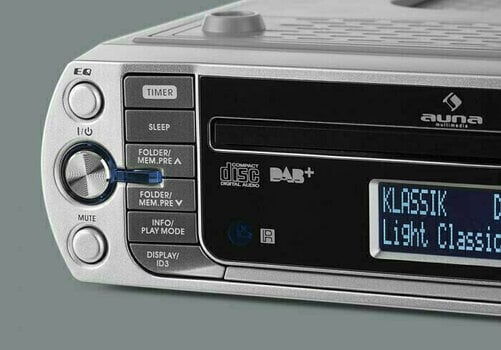 Ραδιόφωνο Κουζίνας Auna KR-400 CD Ασημένιος - 5