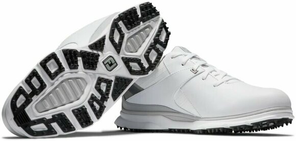 Férfi golfcipők Footjoy Pro SL White/Grey 40,5 - 5