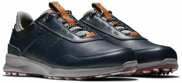 Chaussures de golf pour hommes Footjoy Stratos Navy 47 - 4