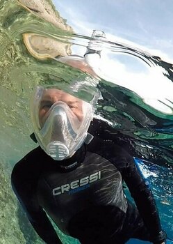 Diving Mask Cressi Duke Dry Clear/Lime S/M - 8