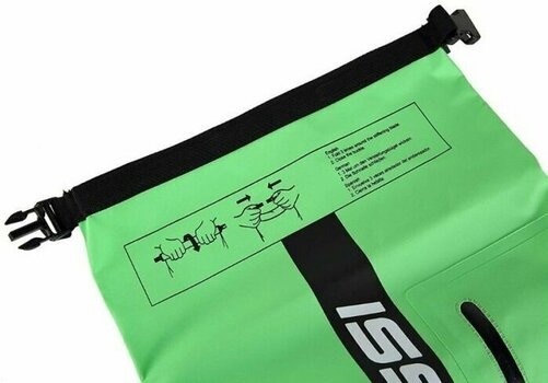 Wodoodporna torba Cressi Dry Bag Bi-Color Black/Fluo Green 20L - 3
