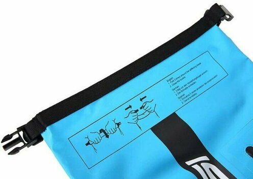 Wasserdichte Tasche Cressi Dry Bag Bi-Color Black/Light Blue 20L - 3