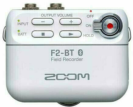 Portable Digital Recorder Zoom F2-BT White - 2