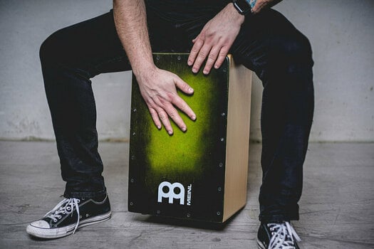 Wood-Cajon Meinl SC100GRB Green Burst Wood-Cajon - 9