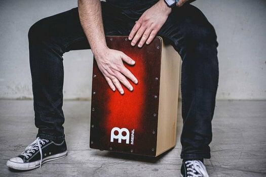 Wood-Cajon Meinl SC100RDB Red Burst Wood-Cajon - 9