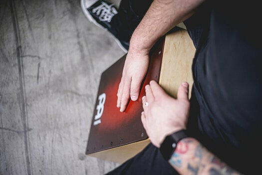 Wood-Cajon Meinl SC100RDB Red Burst Wood-Cajon - 10