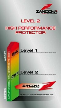 Rückenprotektor Zandona Rückenprotektor Hybrid Armour X8 Yellow Fluo/Black L - 3