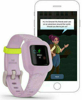 Fitness band Garmin Vivofit jr. 3 Lilac Floral - 4