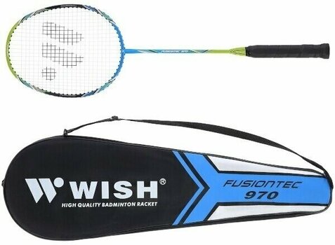 Badmintonová raketa Wish Fusiontec 970 Blue/Green Badmintonová raketa - 9